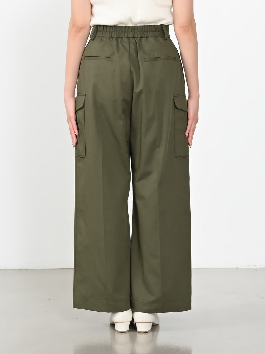 ワイドストレートカーゴパンツ-short & regular　[通常]