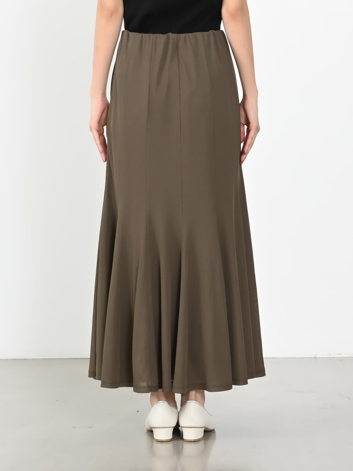 イレギュラーフレアとろみスカート-short & regular　[通常]