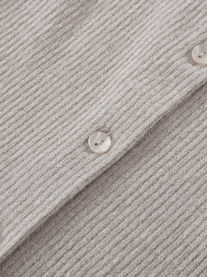 Vネックデザインカラーリブニット　[通常]