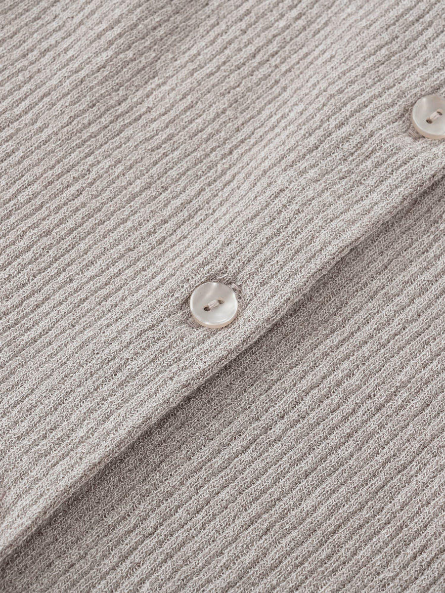 Vネックデザインカラーリブニット　[通常]