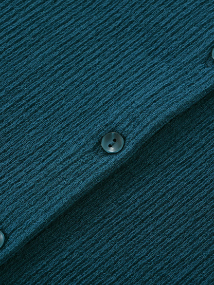 Vネックデザインカラーリブニット　[通常]