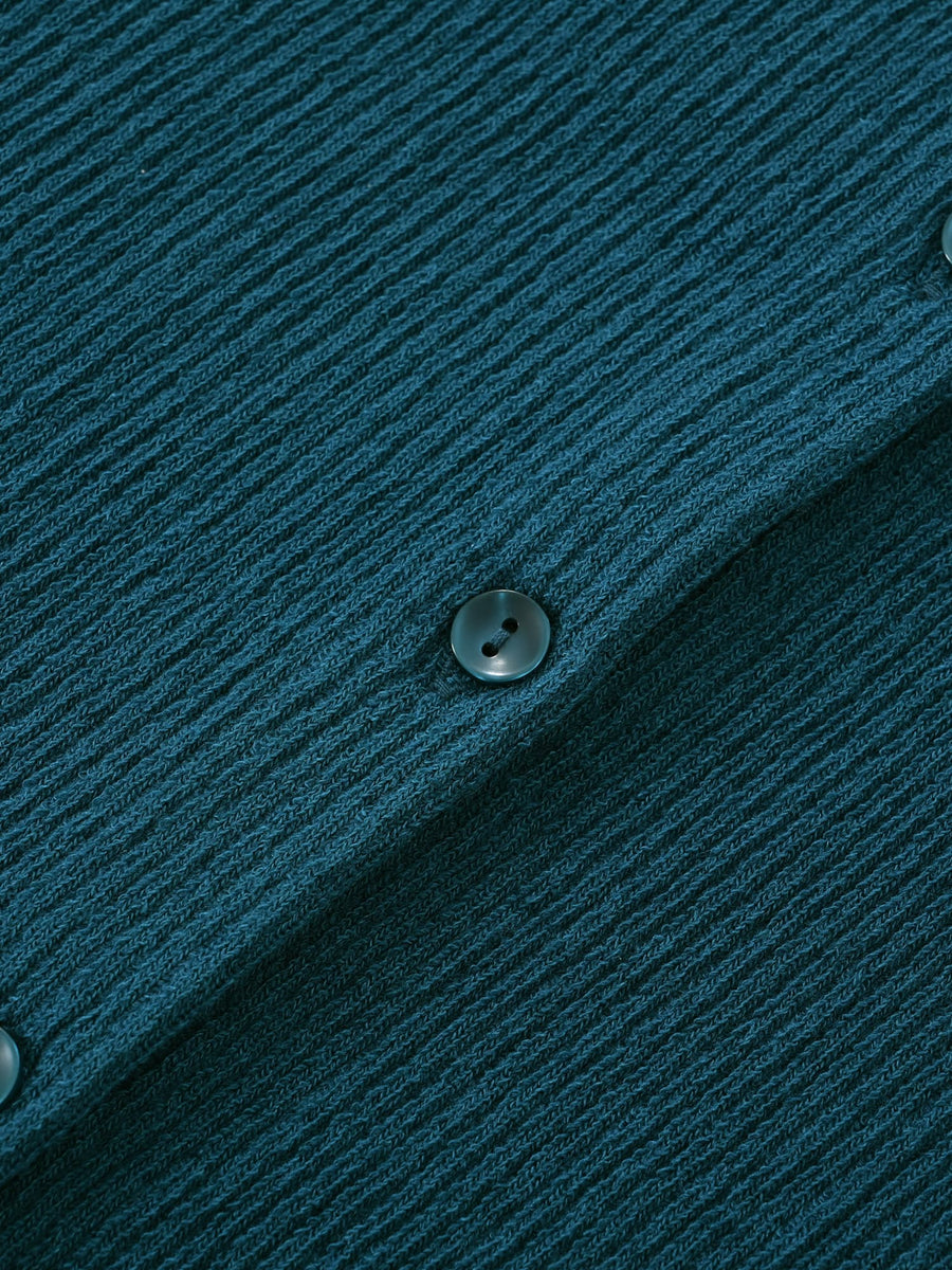 Vネックデザインカラーリブニット　[通常]