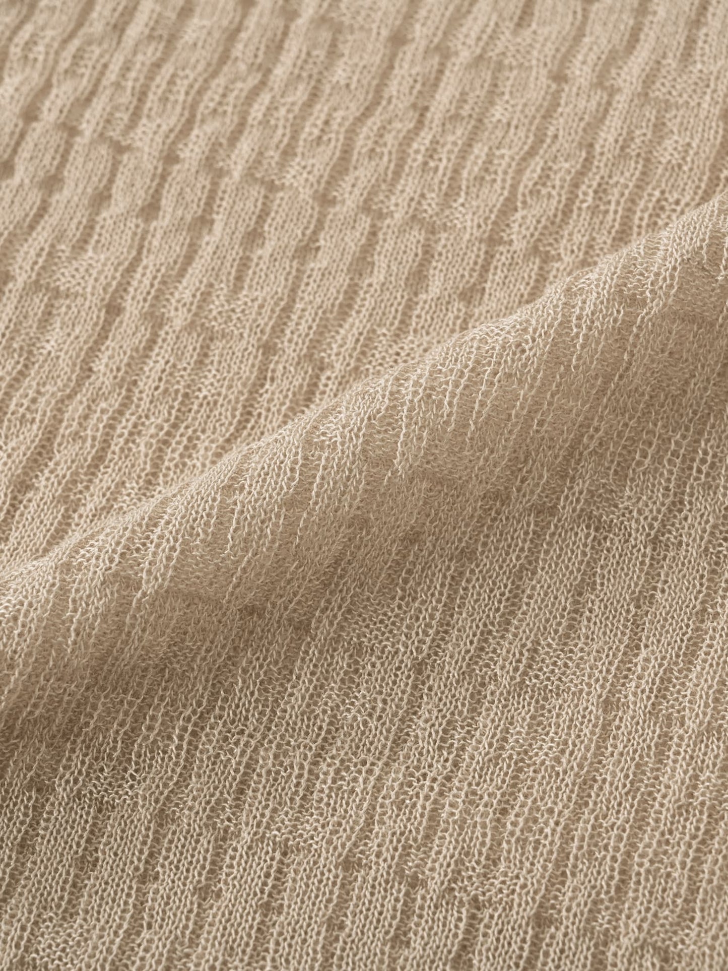 シアーリップルニットトップス　[通常]