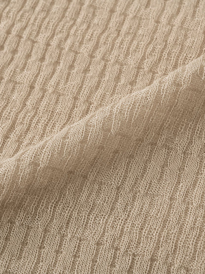 シアーリップルニットトップス　[通常]