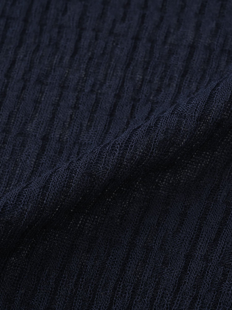 シアーリップルニットトップス　[通常]