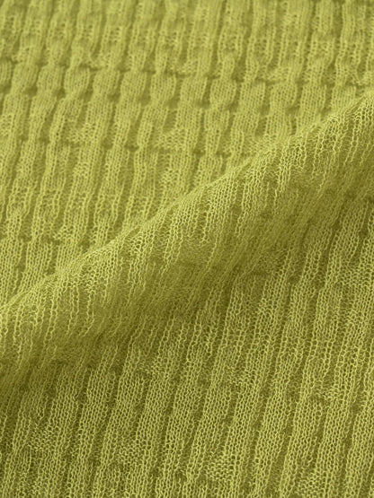 シアーリップルニットトップス　[通常]