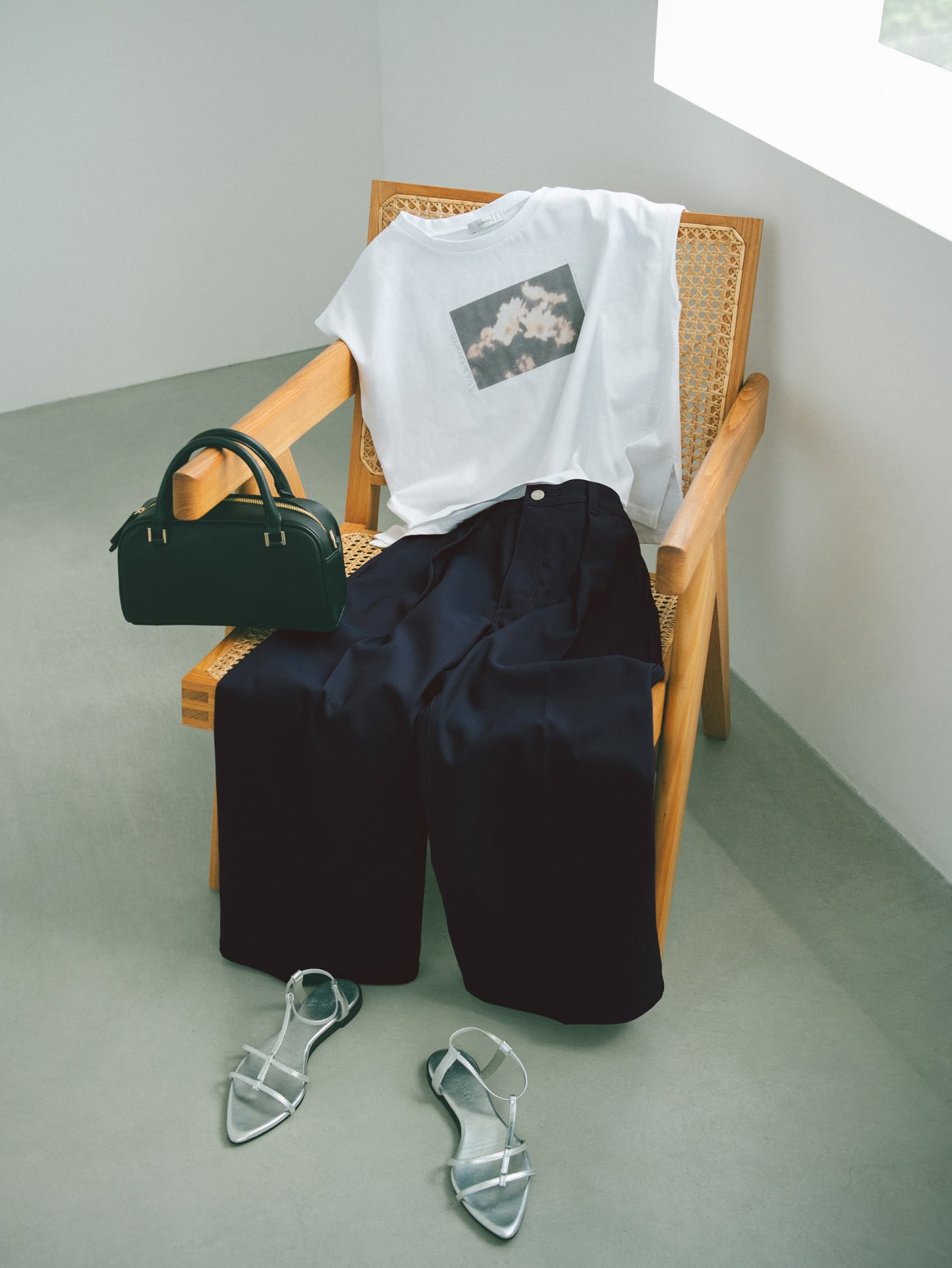 【Wranglerコラボ】ランチャーセミフレアパンツ-short & regular　[通常]