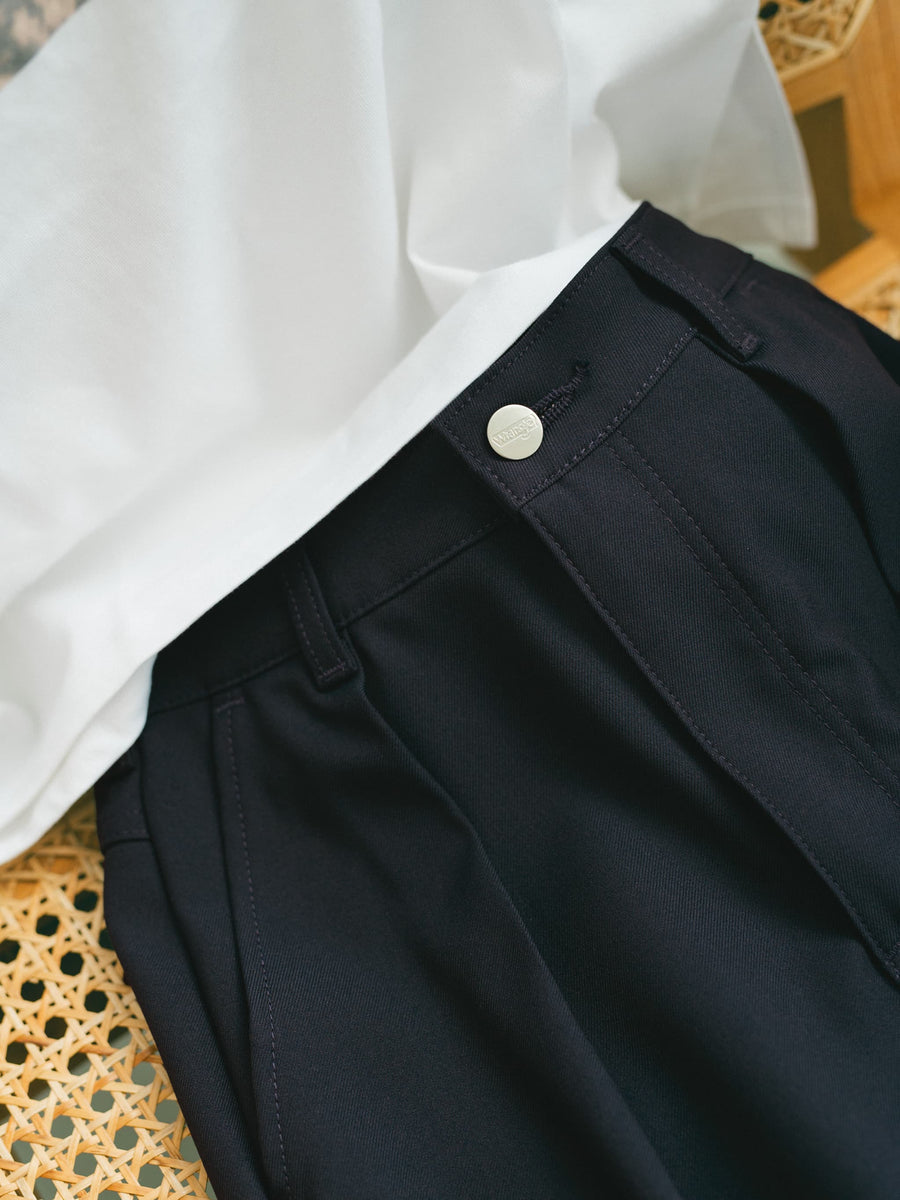 【Wranglerコラボ】ランチャーセミフレアパンツ-short & regular　[通常]