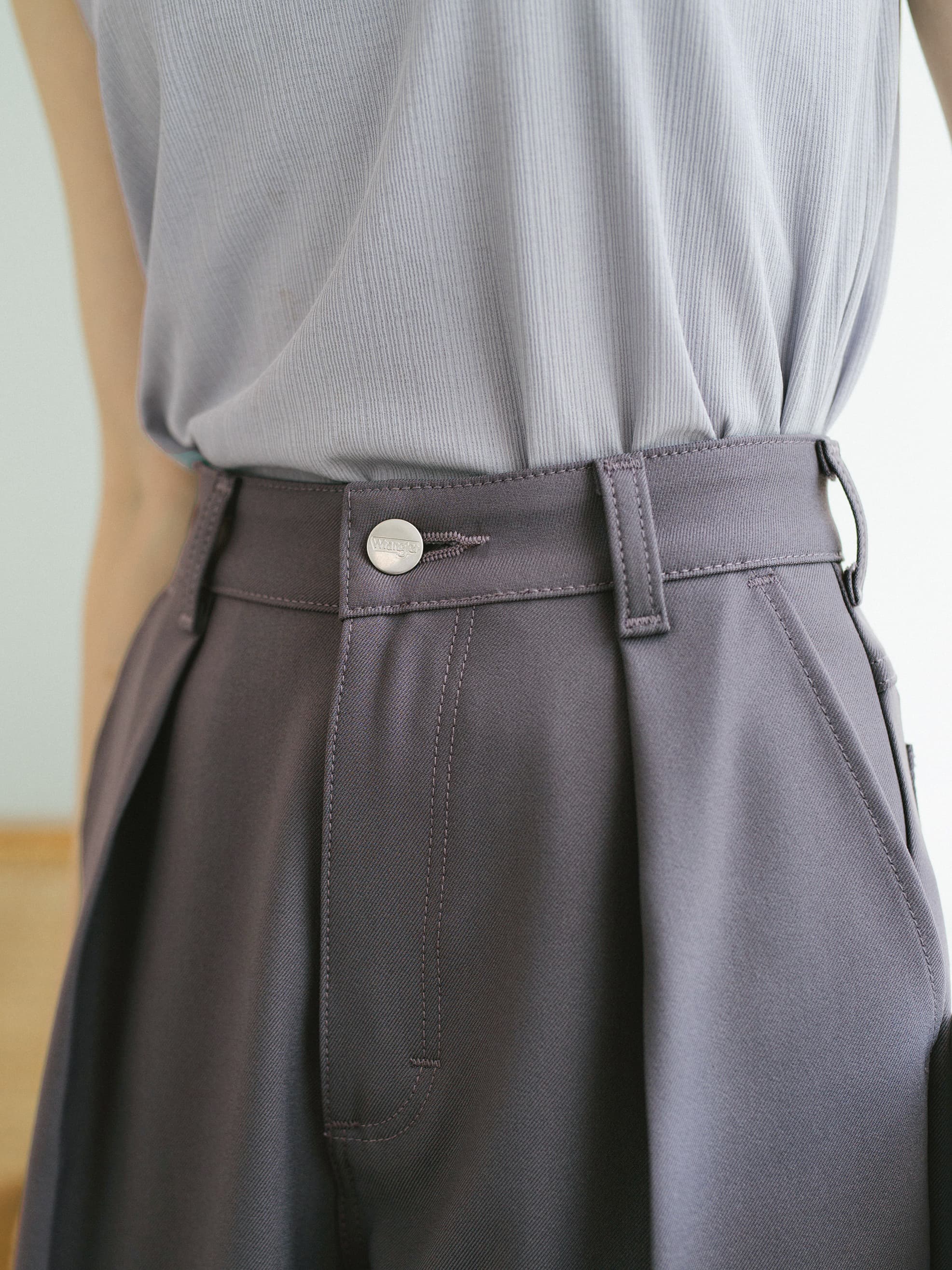 Wranglerコラボ】ランチャーセミフレアパンツ-short & regular