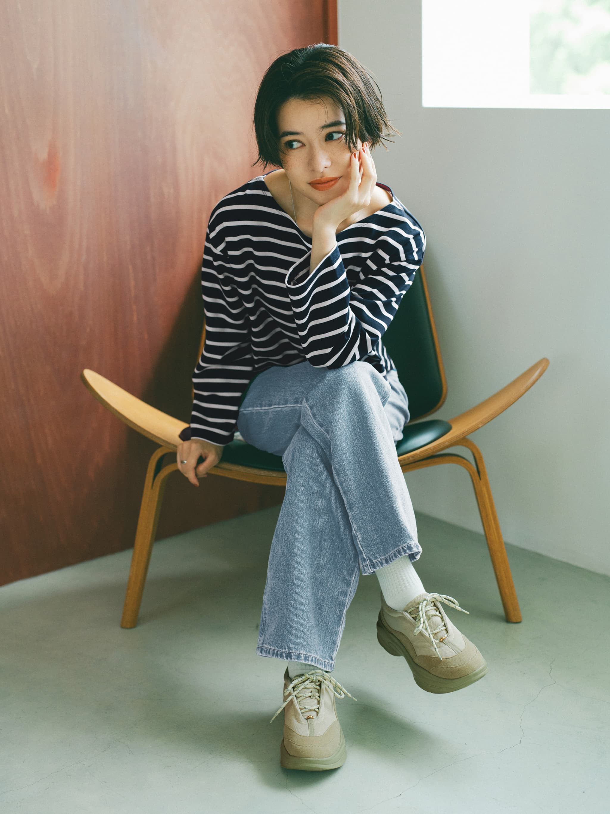 LE TALONコラボ】2WAYレースアップスニーカー | 小柄・低身長