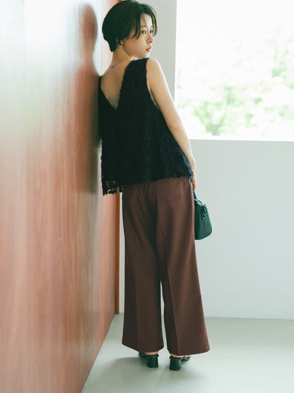 【Wranglerコラボ】ランチャーセミフレアパンツ-short & regular　[通常]