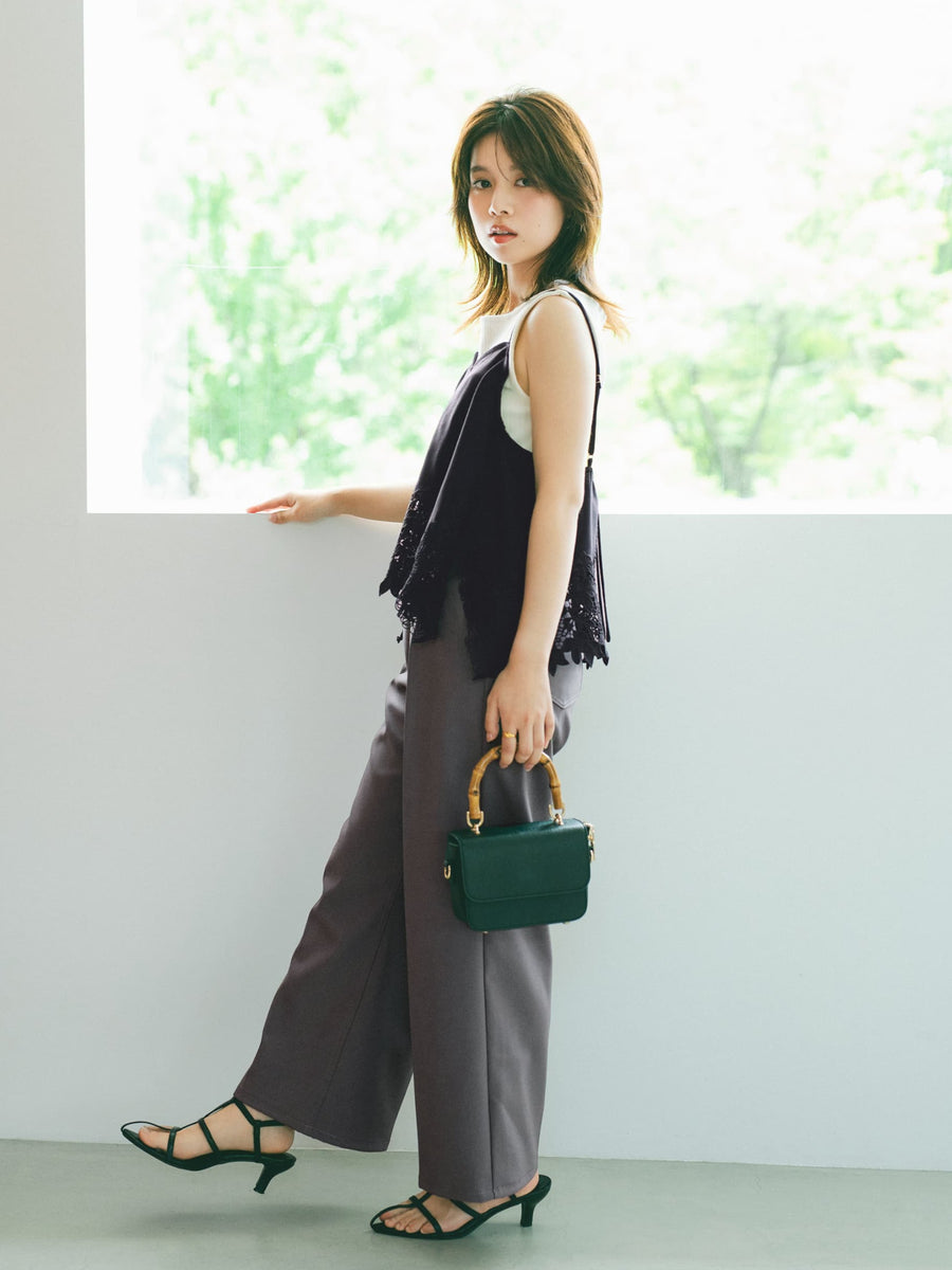 【Wranglerコラボ】ランチャーセミフレアパンツ-short & regular　[通常]