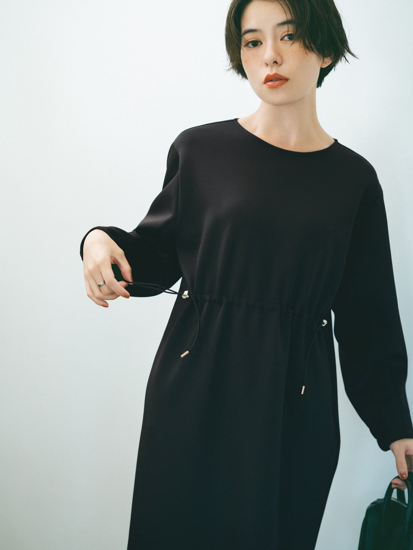 ドロストデザインダンボールワンピース-short & regular　[通常]