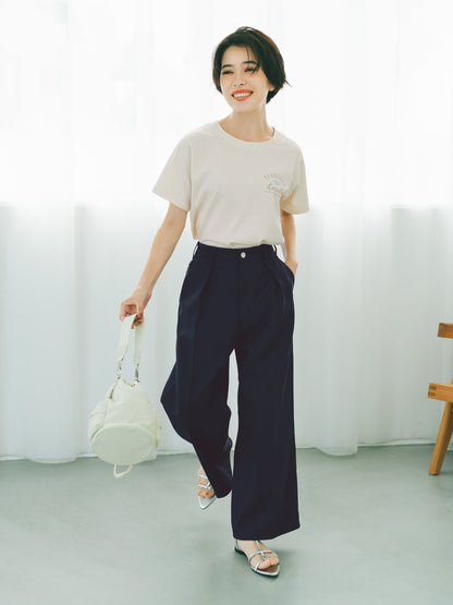 【Wranglerコラボ】ランチャーセミフレアパンツ-short & regular　[通常]