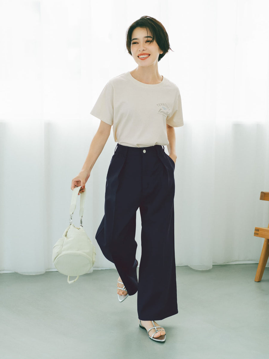 【Wranglerコラボ】ランチャーセミフレアパンツ-short & regular　[通常]