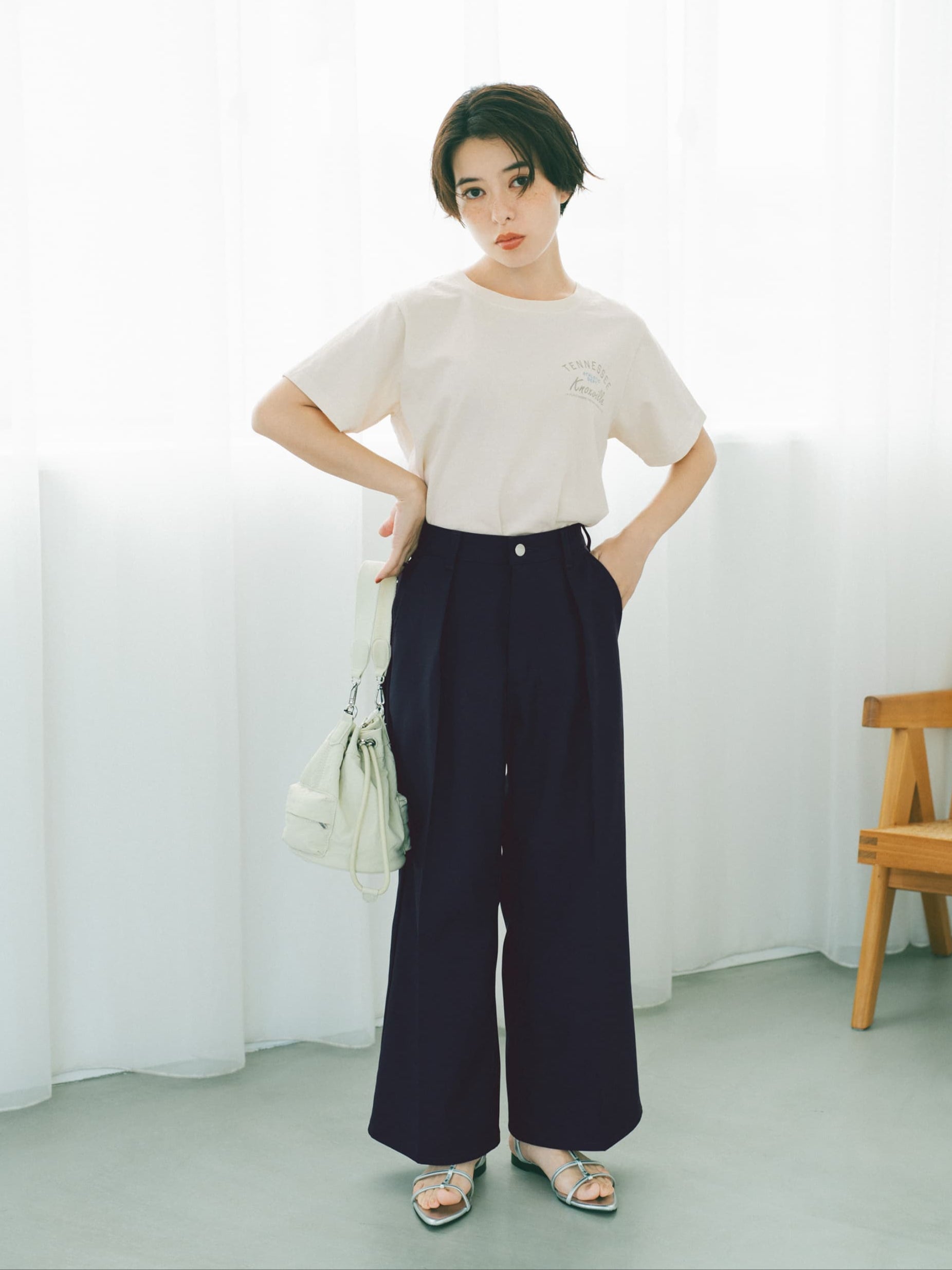 Wranglerコラボ】ランチャーセミフレアパンツ-short & regular | 小柄