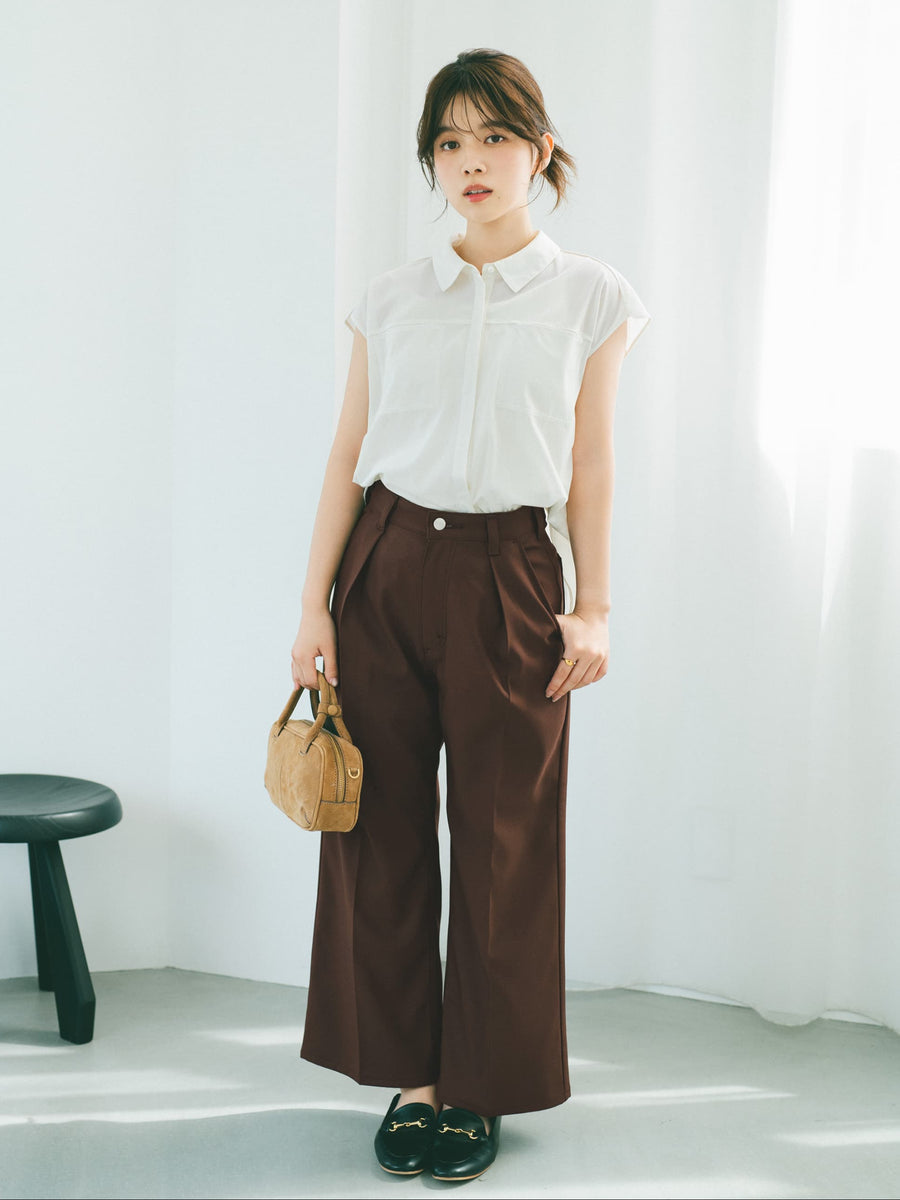 【Wranglerコラボ】ランチャーセミフレアパンツ-short & regular　[通常]