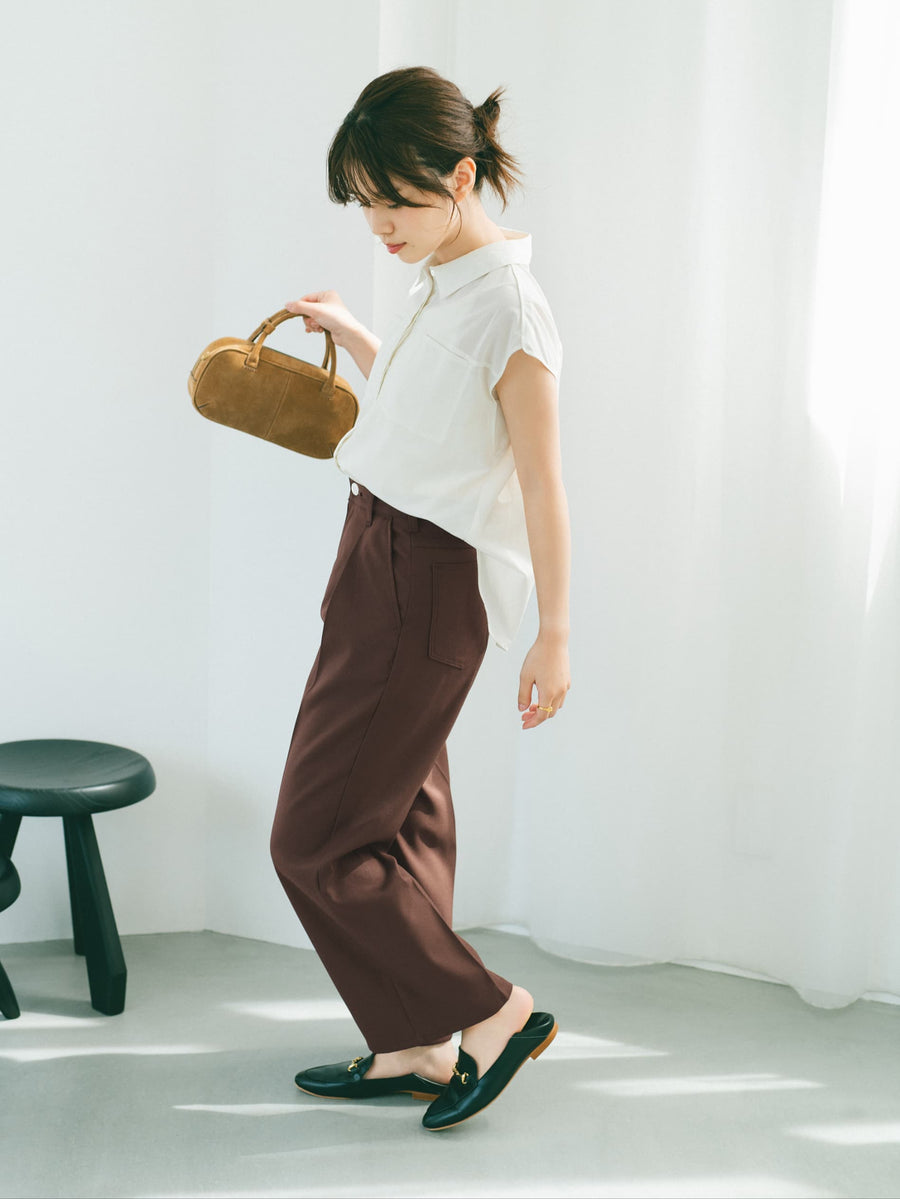 【Wranglerコラボ】ランチャーセミフレアパンツ-short & regular　[通常]