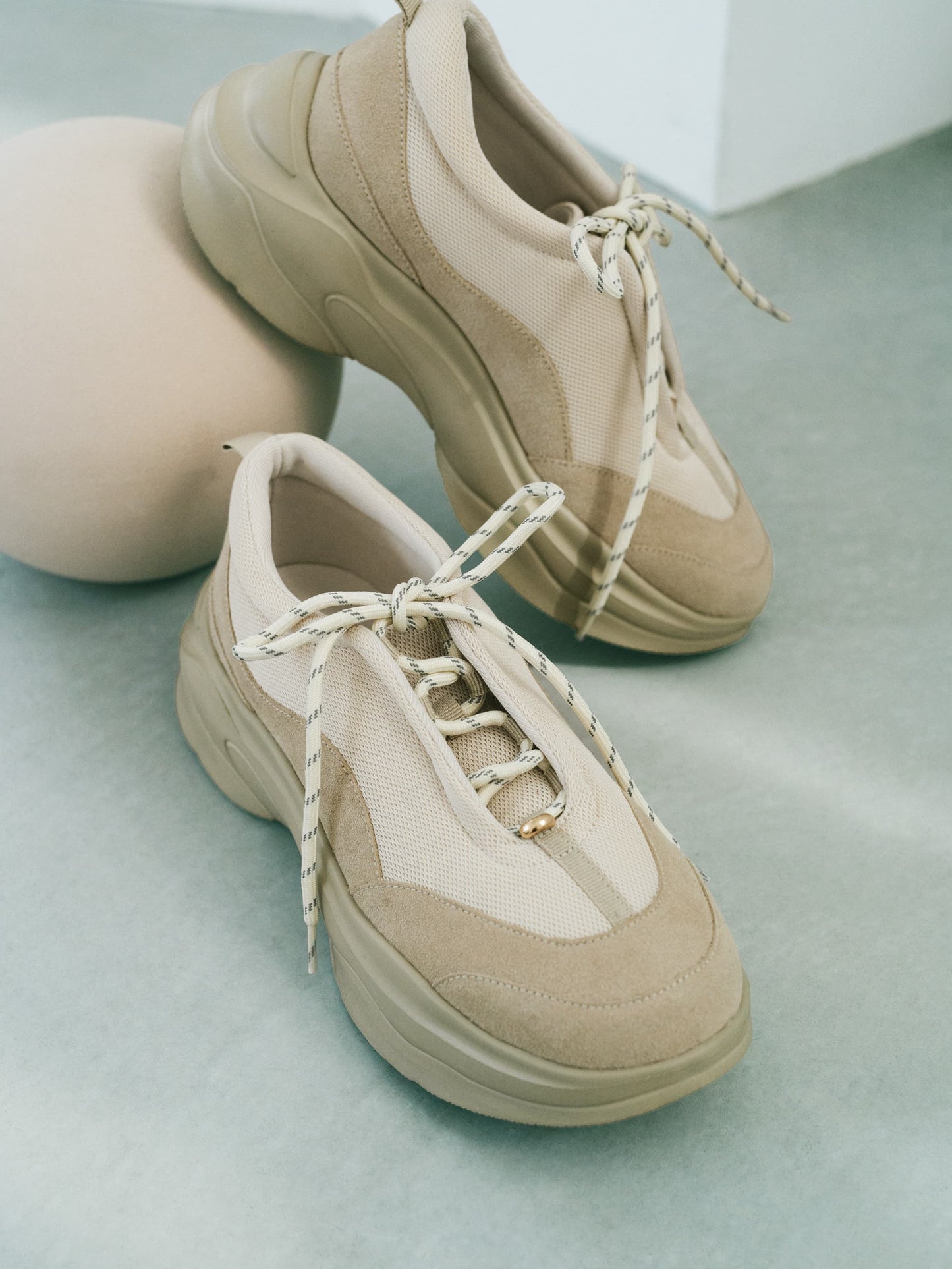 【LE TALONコラボ】2WAYレースアップスニーカー　[通常]