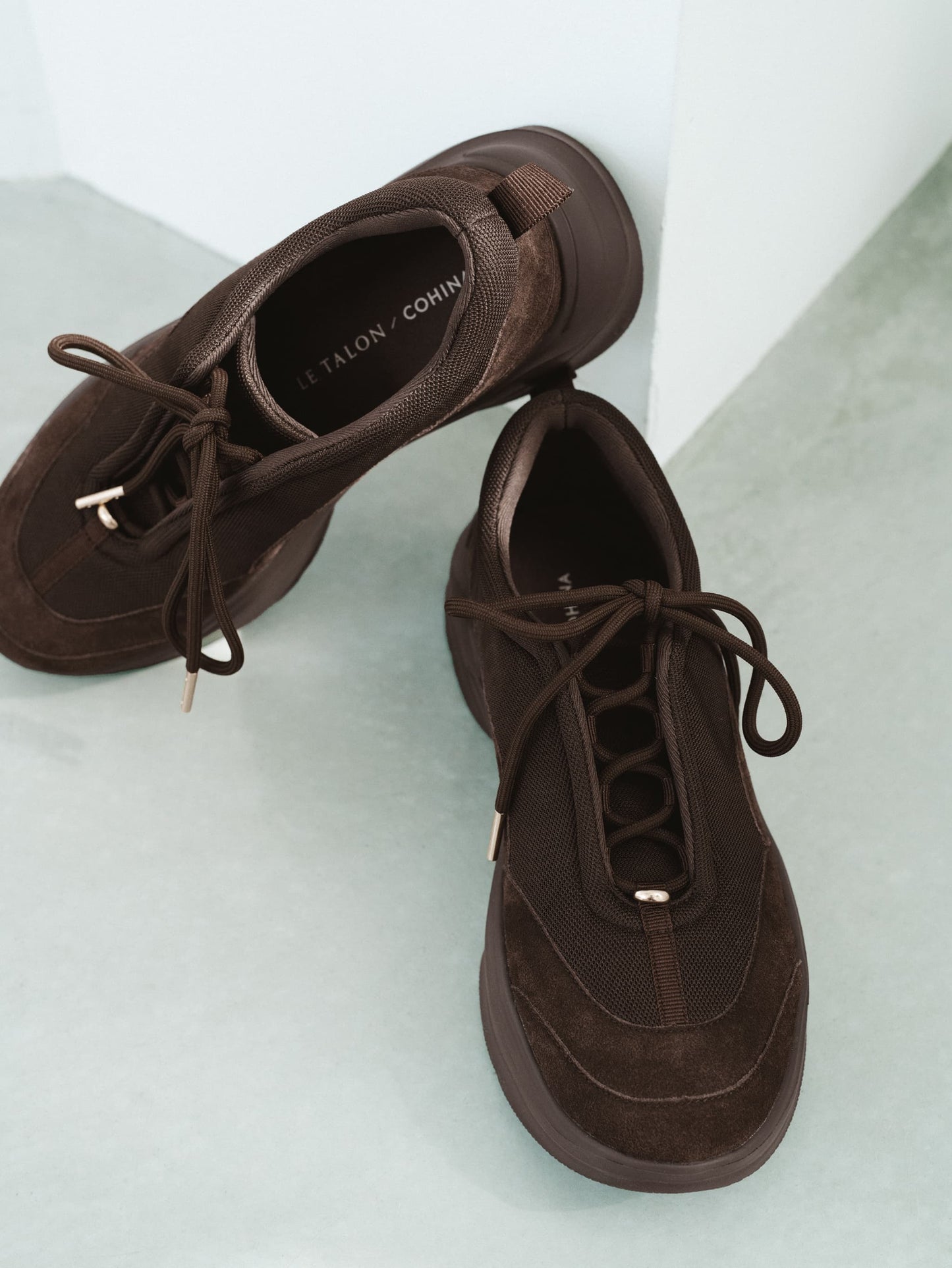 【LE TALONコラボ】2WAYレースアップスニーカー　[通常]