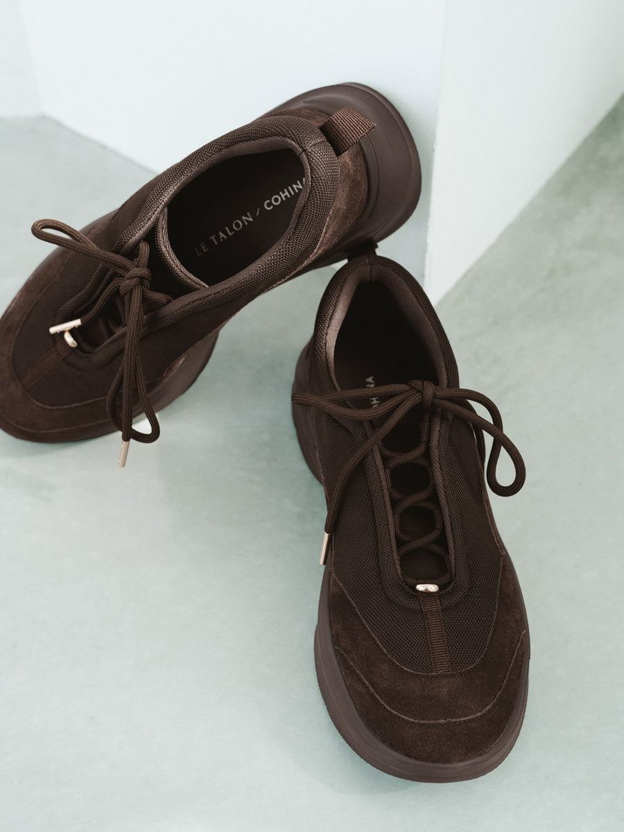 【LE TALONコラボ】2WAYレースアップスニーカー　[通常]