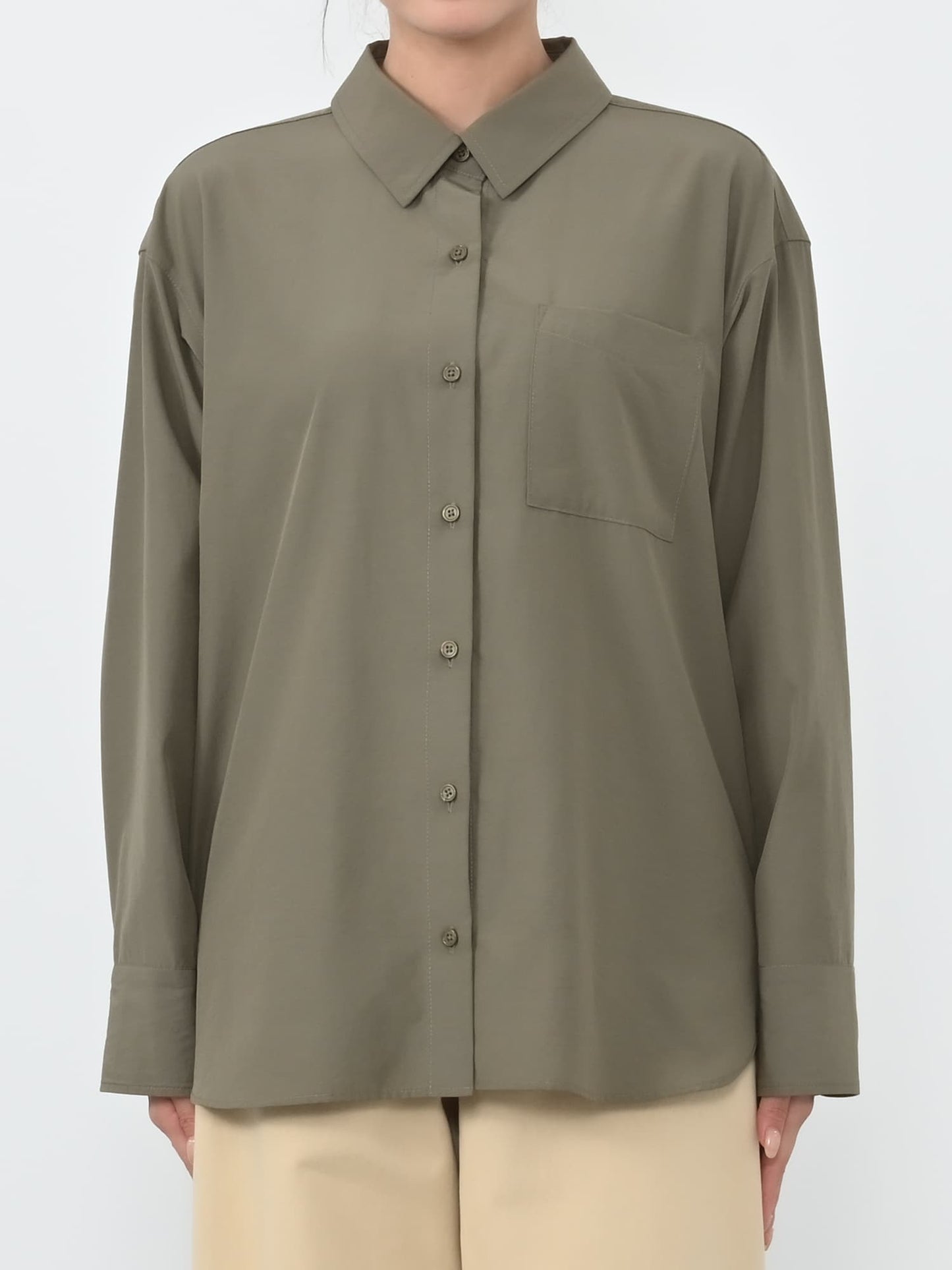 ※こちらが実物のカラーに一番お色味が近くなっております。（カーキ）<br>149cm | B:77 W:60 H:83 股下:68.5 | ワンサイズ着用