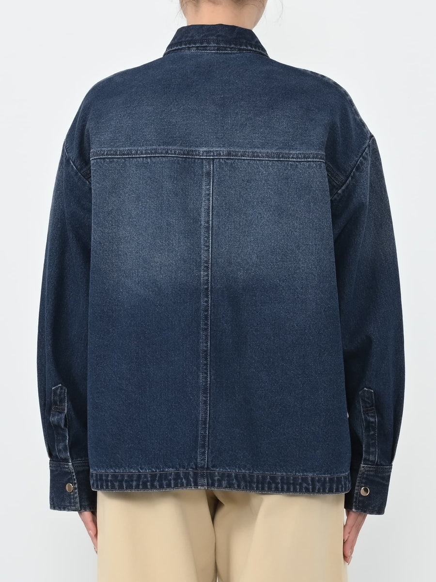 ダブルポケットデニムシャツジャケット　[通常]