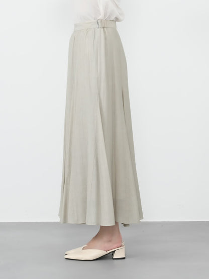 ソフトワッシャーランダムマチフレアスカート-short & regular　[通常]