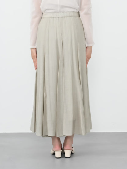 ソフトワッシャーランダムマチフレアスカート-short & regular　[通常]