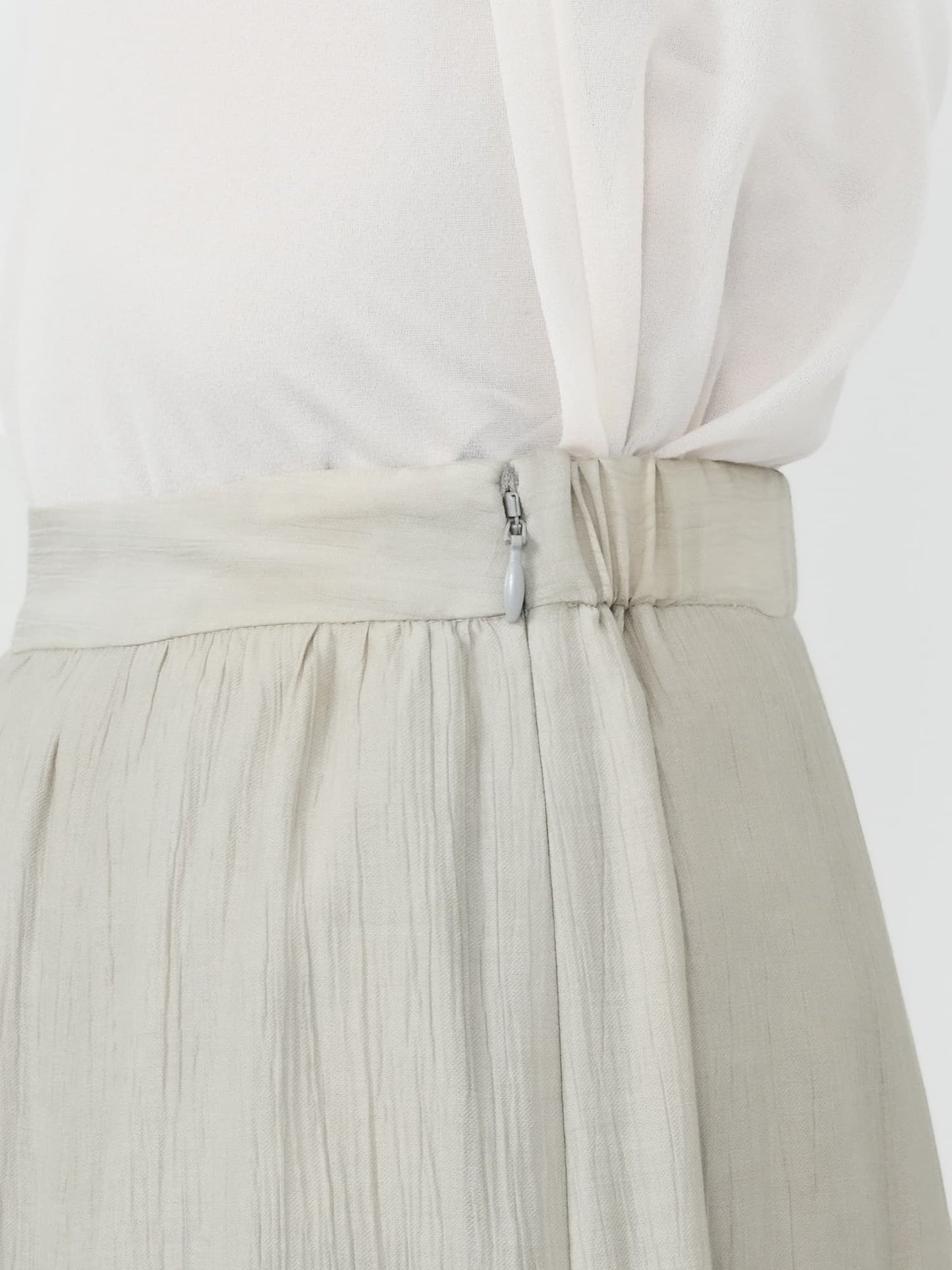 ソフトワッシャーランダムマチフレアスカート-short & regular　[通常]