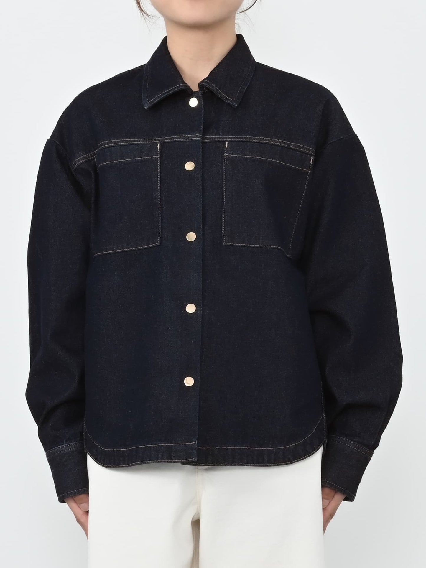 ※こちらが実物のカラーに一番お色味が近くなっております。（ダークインディゴ）<br>143cm | B:73 W:60 H:81 股下:65  | ワンサイズ着用