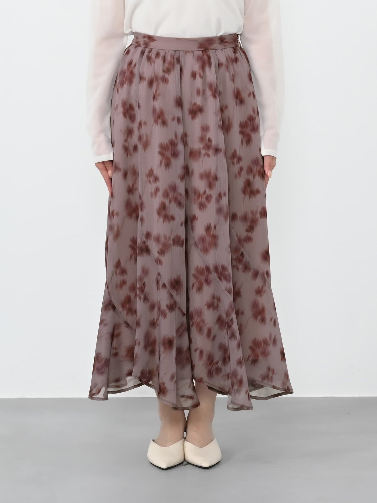 ※こちらが実物のカラーに一番お色味が近くなっております。（ピンク）<br>149cm | B:77 W:60 H:83 股下:68.5 | regular-XS着用 (ヒールの高さ:3.5cm)