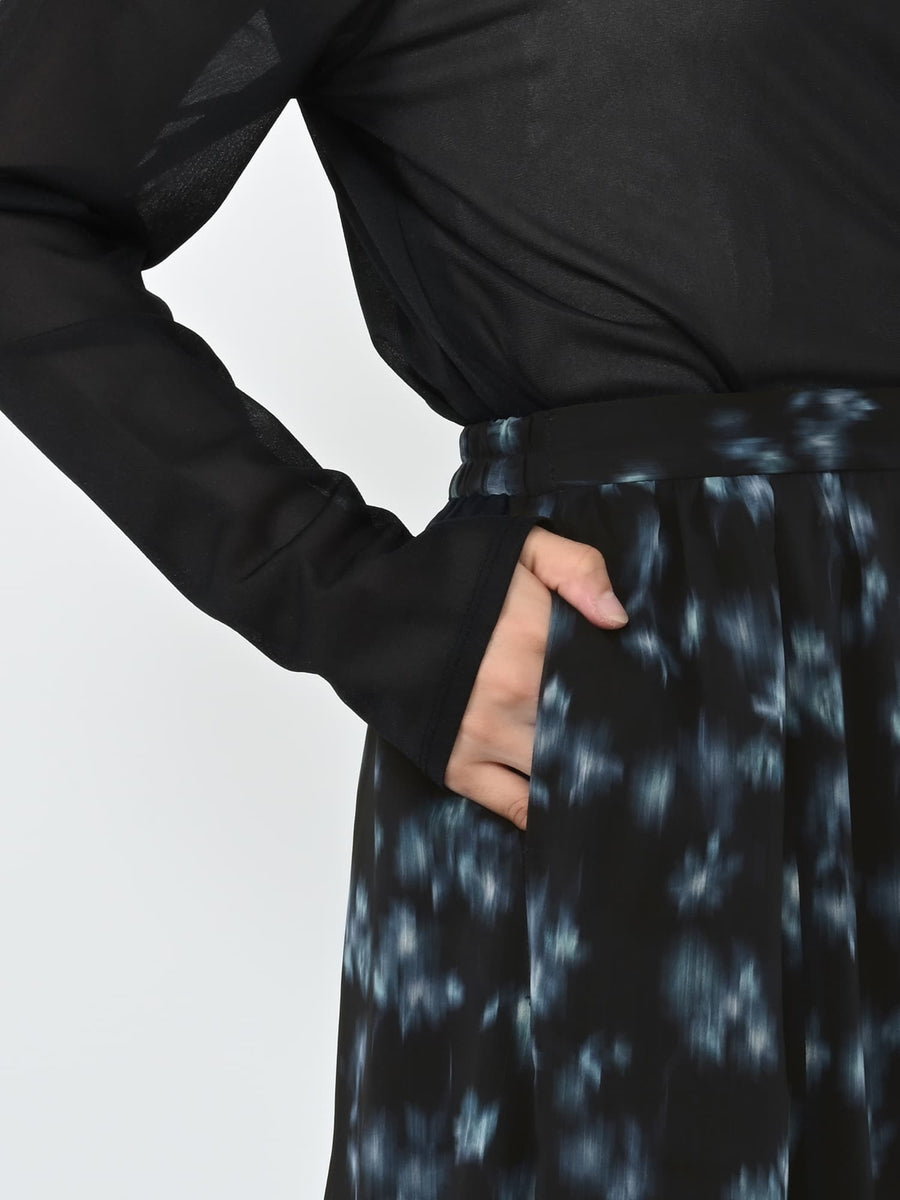 シェードフラワーエスカルゴスカート-short & regular　[通常]