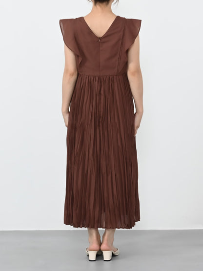 リンクルプリーツワンピース-short & regular　[通常]