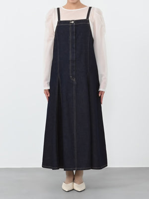 ※こちらが実物のカラーに一番お色味が近くなっております。（インディゴ）<br>149cm | B:77 W:60 H:83 股下:68.5 | regular着用 (ヒールの高さ:3.5cm)