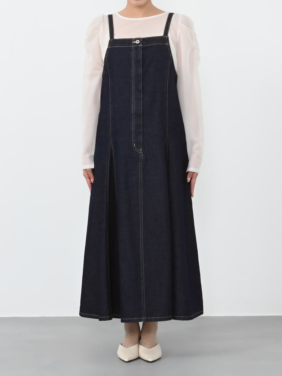 ※こちらが実物のカラーに一番お色味が近くなっております。（インディゴ）<br>149cm | B:77 W:60 H:83 股下:68.5 | regular着用 (ヒールの高さ:3.5cm)