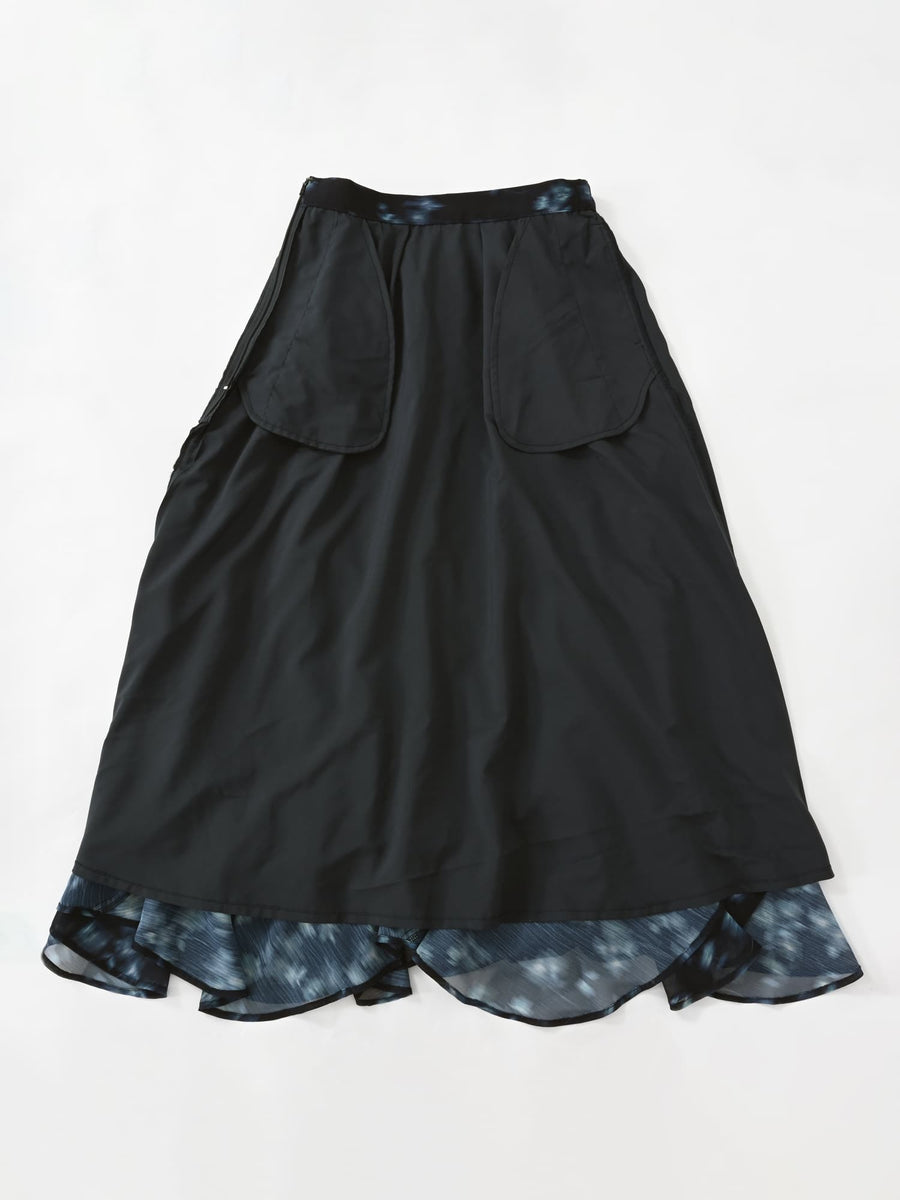 シェードフラワーエスカルゴスカート-short & regular　[通常]