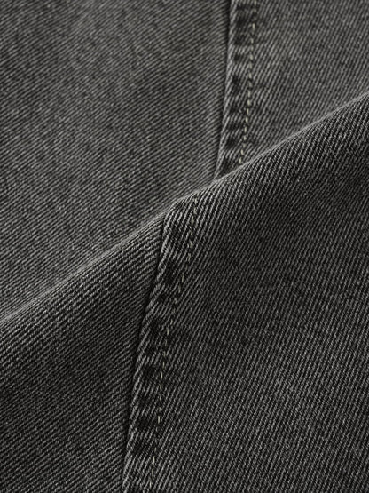 シームフレアデニムスカート-short & regular　[通常]