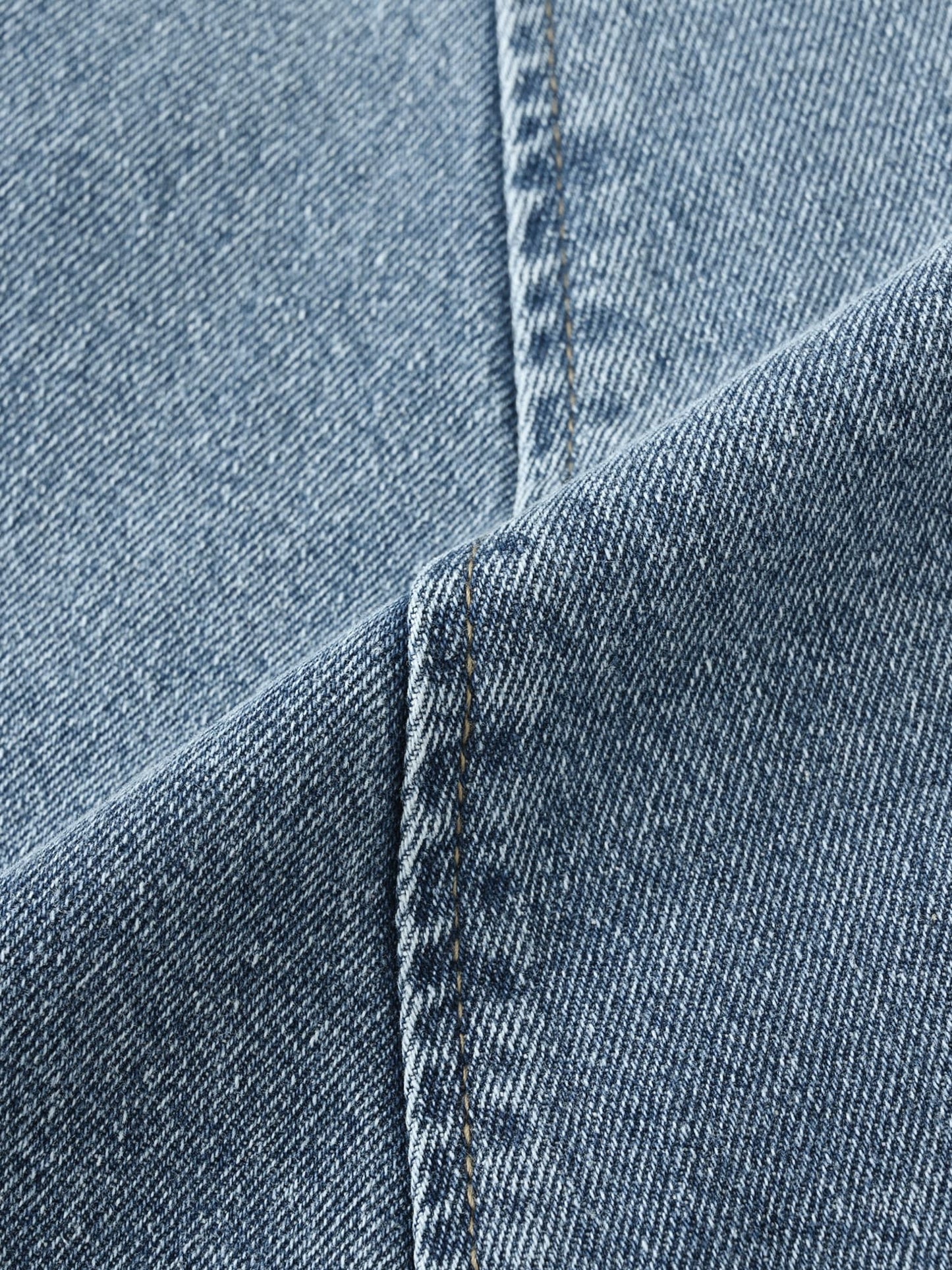 シームフレアデニムスカート-short & regular　[通常]