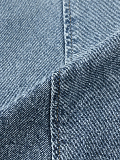 シームフレアデニムスカート-short & regular　[通常]