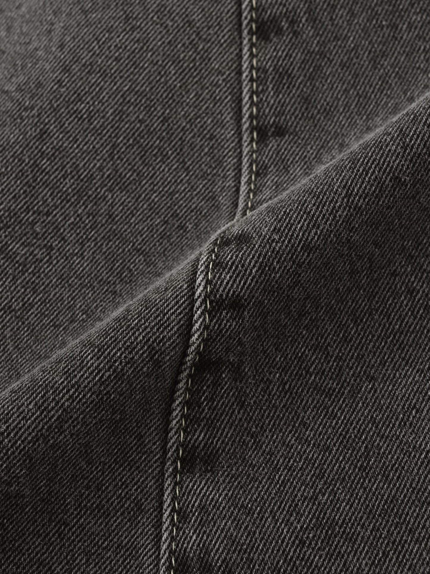 マチフレアデニムジャンパースカート-short & regular　[通常]