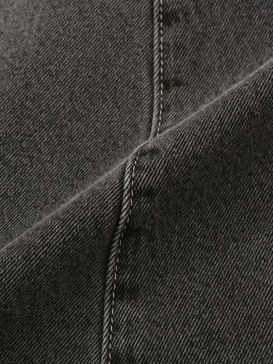 マチフレアデニムジャンパースカート-short & regular　[通常]