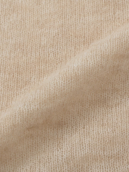 アルパカウール2wayネックニット　[通常]