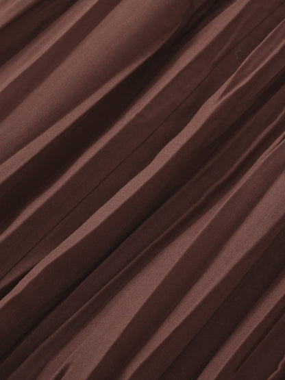 リンクルプリーツワンピース-short & regular　[通常]