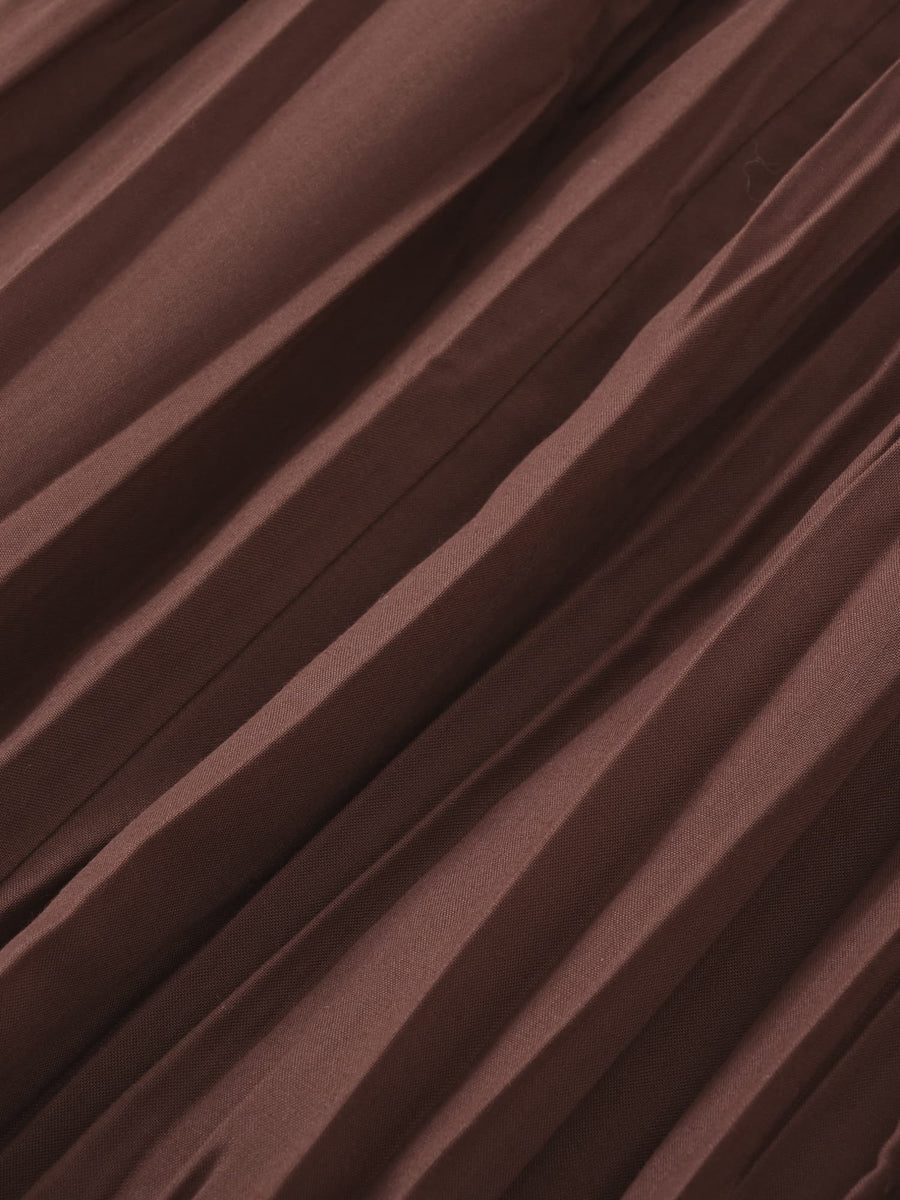 リンクルプリーツワンピース-short & regular　[通常]