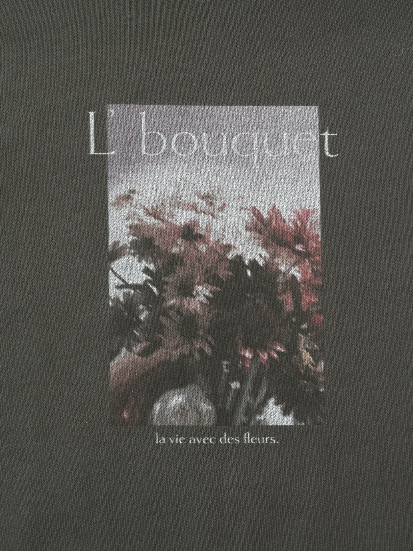 【汗染み防止】フラワーグラフィックTシャツ　[通常]