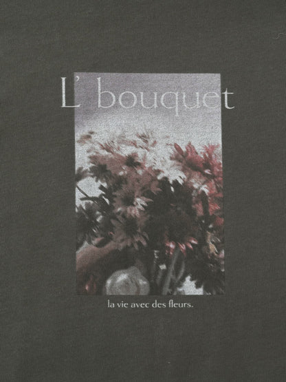 【汗染み防止】フラワーグラフィックTシャツ　[通常]