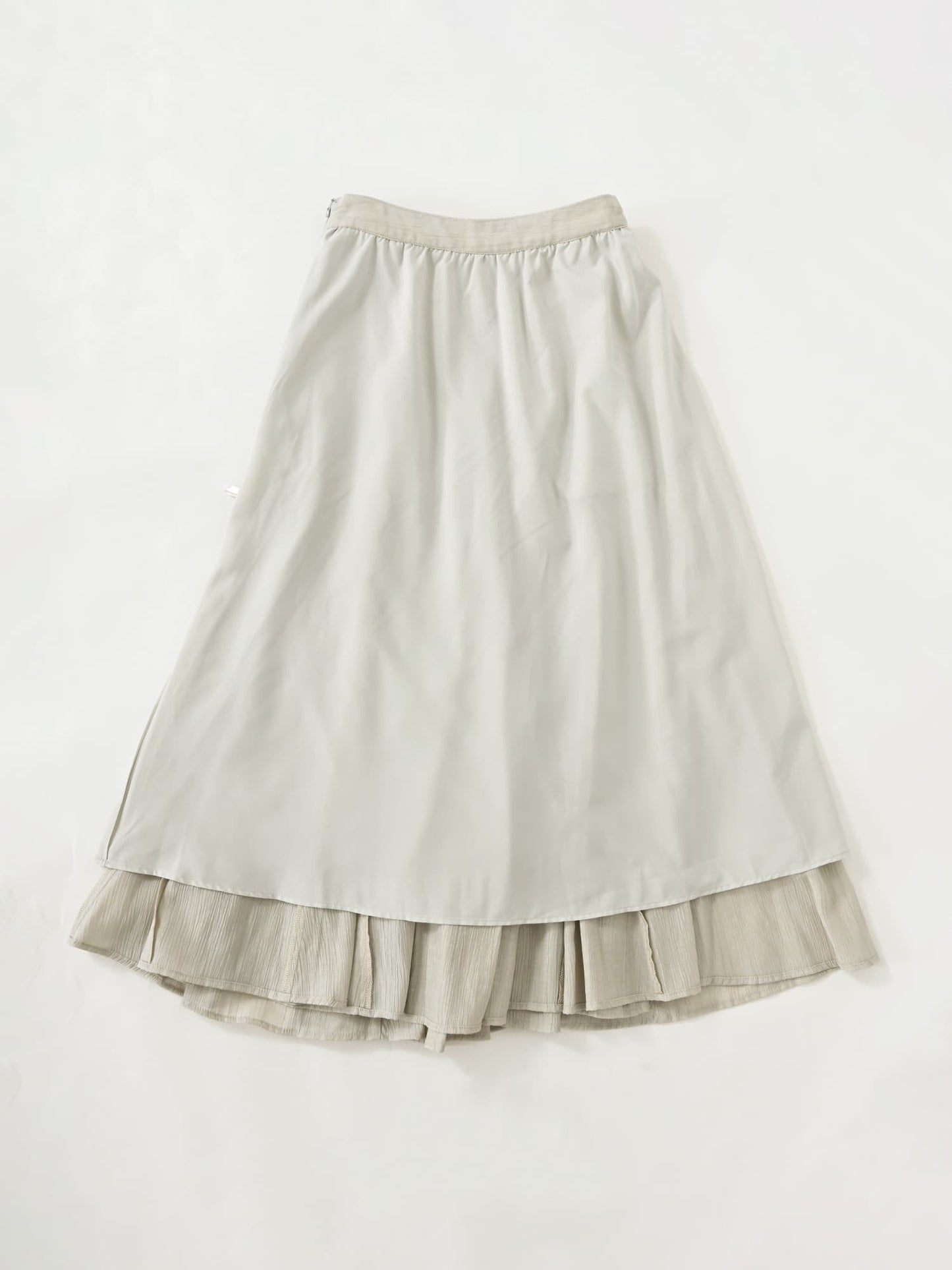 ソフトワッシャーランダムマチフレアスカート-short & regular　[通常]