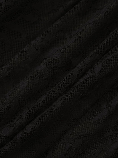 スカラップヘムレーススカート-short & regular　[通常]