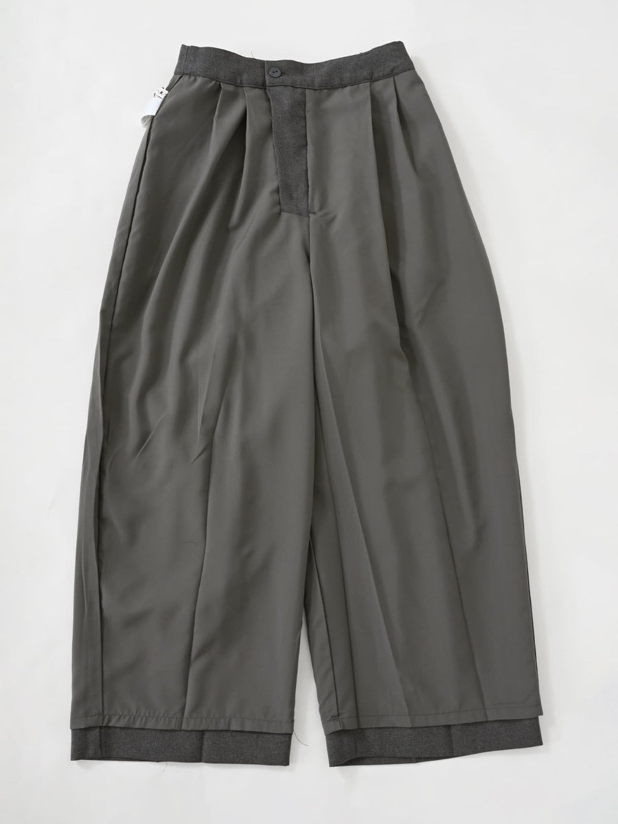ツータックカーブパンツ-short & regular　[通常]